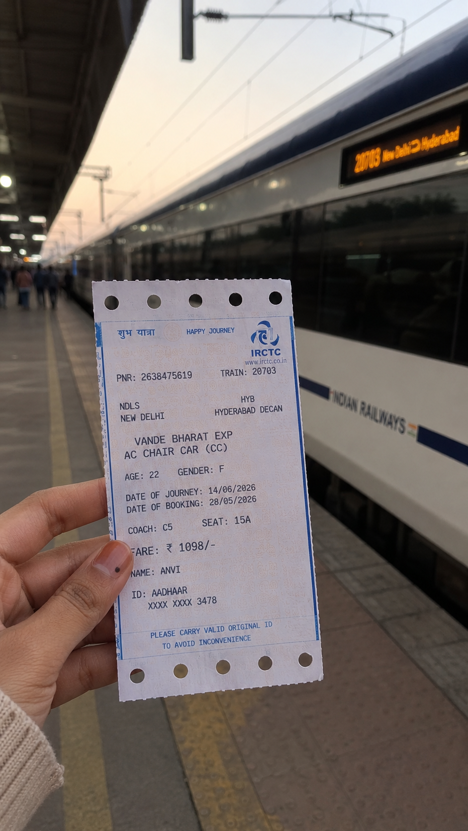 A Train Ticket, a New City, and a New Beginning