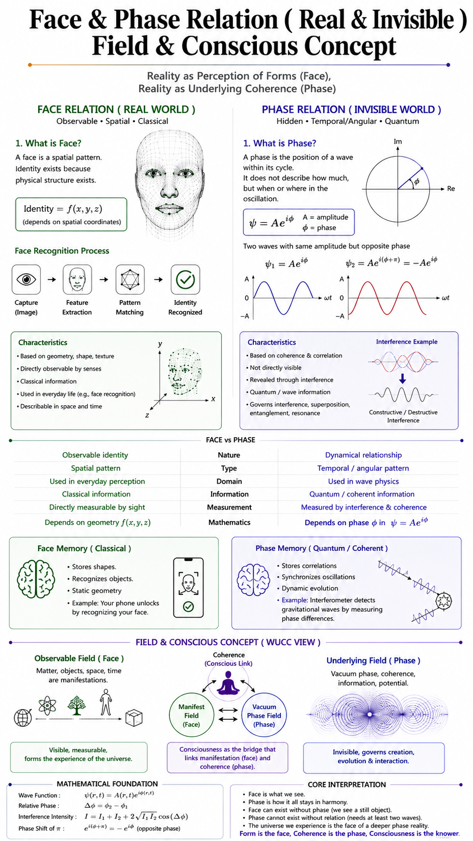 Face & Phase Relation: Real & “Invisible ” Feeling — A Scienti