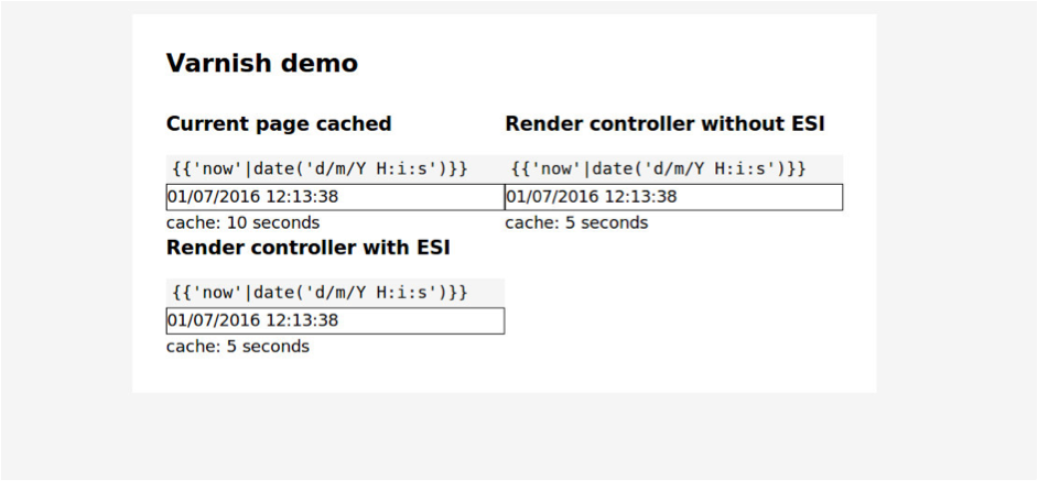 Varnish demo avec Symfony 3