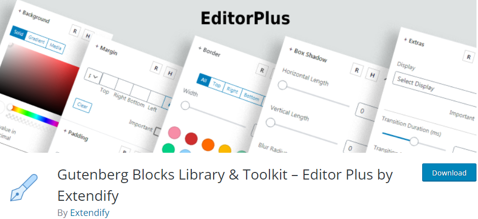 Editor Plus — Plugins to Add Extra Gutenberg Blocks for WordPress Landing Pages