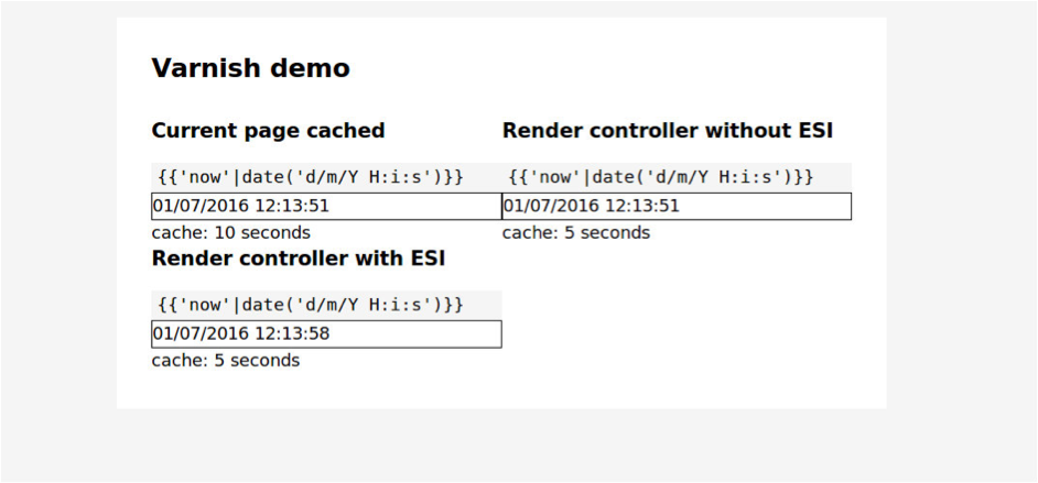 Varnish demo avec Symfony 3