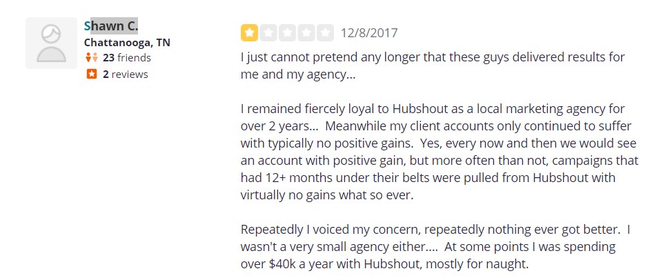 hubshout review