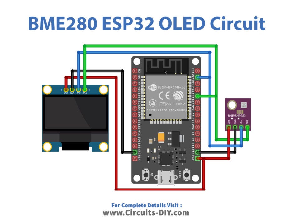 From Sensor to Screen: Menampilkan Data BME280 di OLED dengan ESP32
