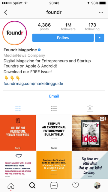 having interviewed nathan chan the founder of the online digital magazine foundr magazine i saw what it is that drives someone to become an entrepreneur - does instagram pay you for 1 million followers