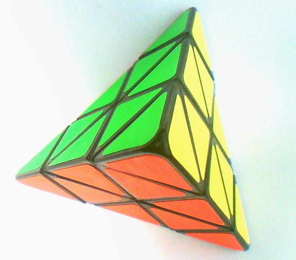Pyramid-shaped Rubik’s Cube