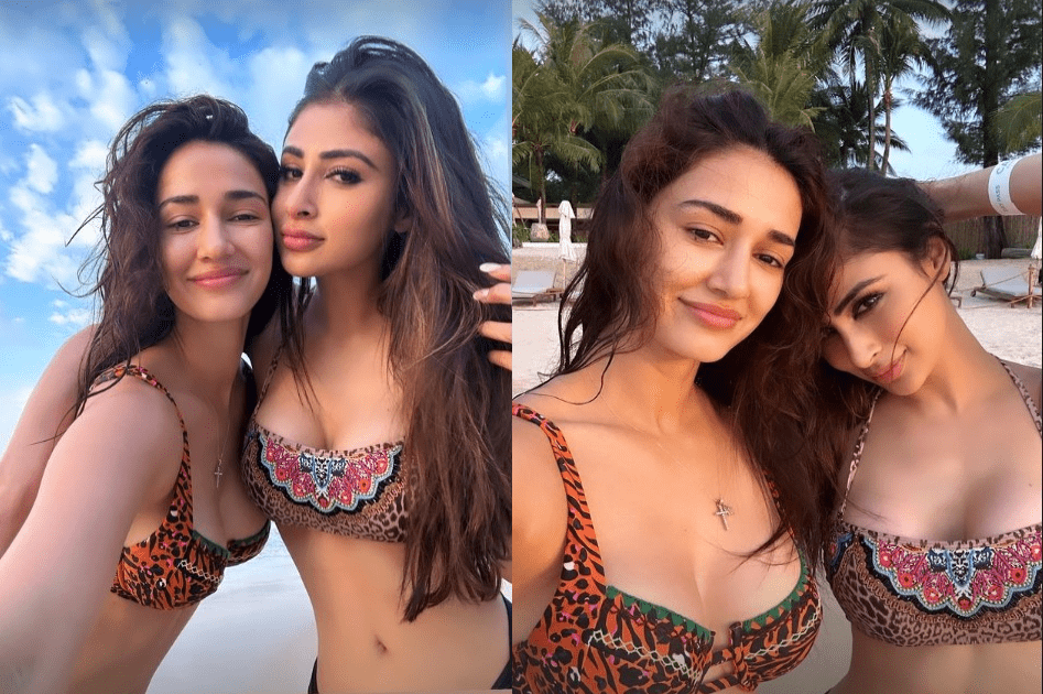 Disha Patani And Mouni Roy Sexy Red Bikini Photos Going Viral From Thailand Trip