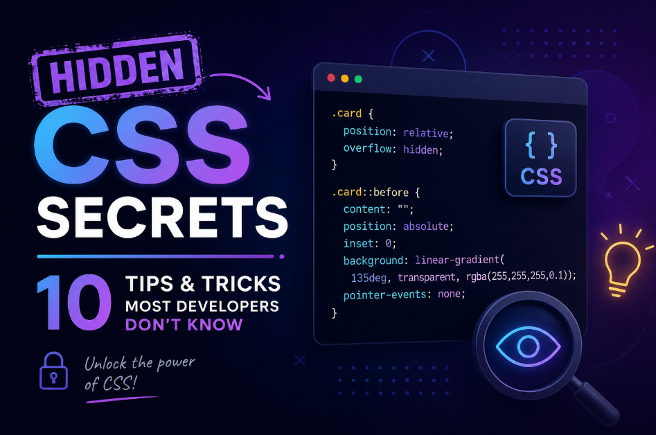 Hidden CSS Secrets: 10 Tips & Tricks Most Developers Don’t Know