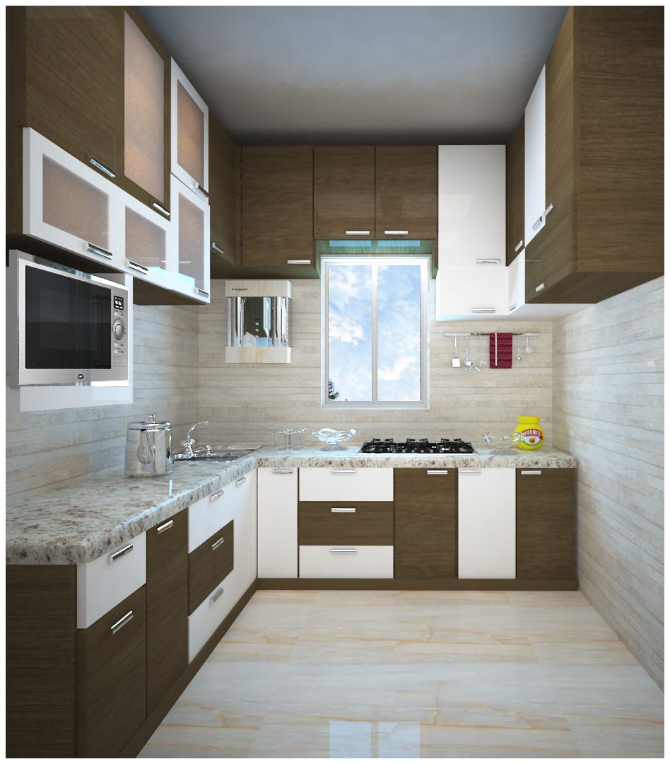 modular kitchen area closets india - cooking area layout