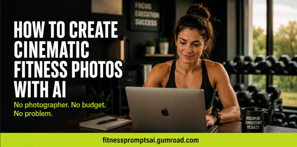 How to Create Cinematic Fitness Brand Photos With AI (Without Paying a Photographer)