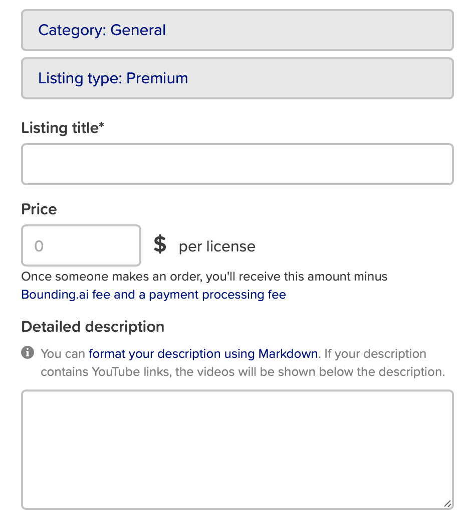 Listing details Bounding.ai