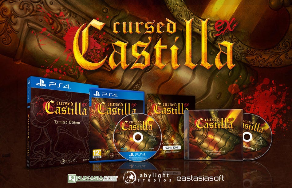 Cursed Castilla EX Physical Release Banner