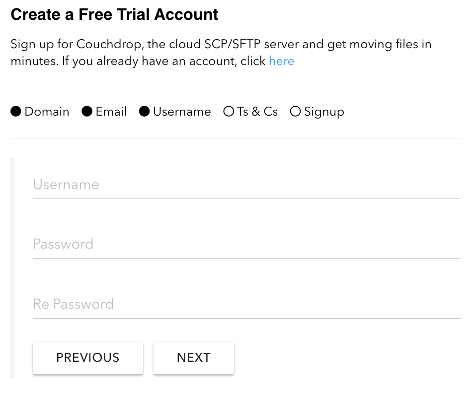 The username and password that will be used for an SFTP to SharePoint connection