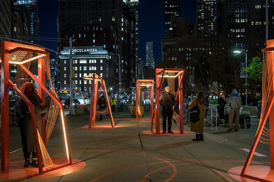 The seventh annual Flatiron Public Plaza Design Installation