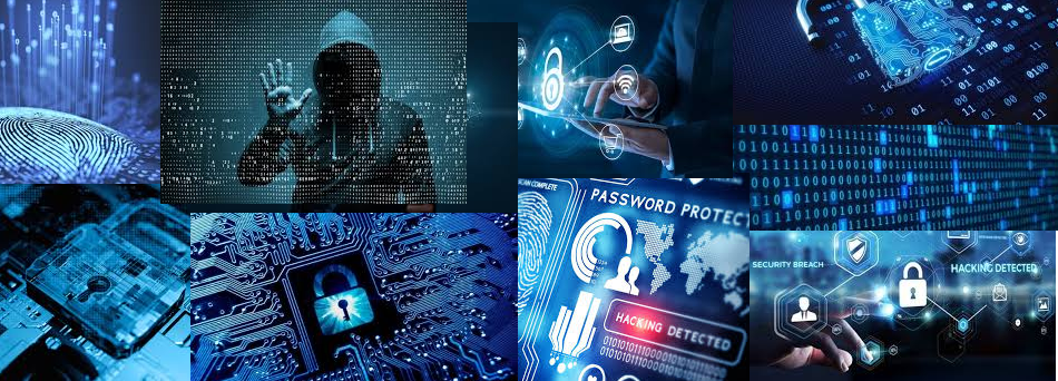 Assorted visual representations of “cybersecurity” from our corpus.