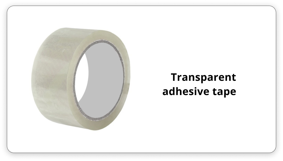 transparent adhesive tape