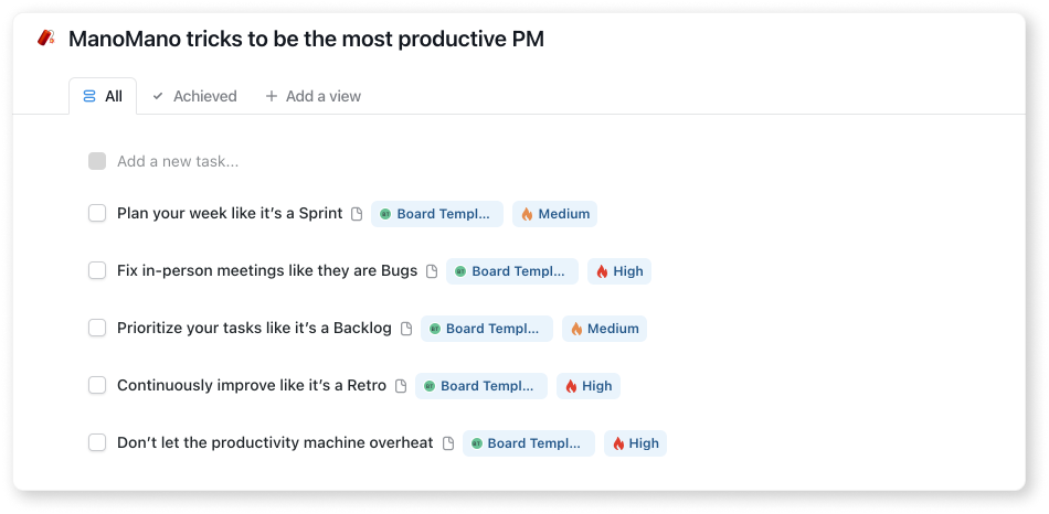 Clement Caillol’s PM productivity tips