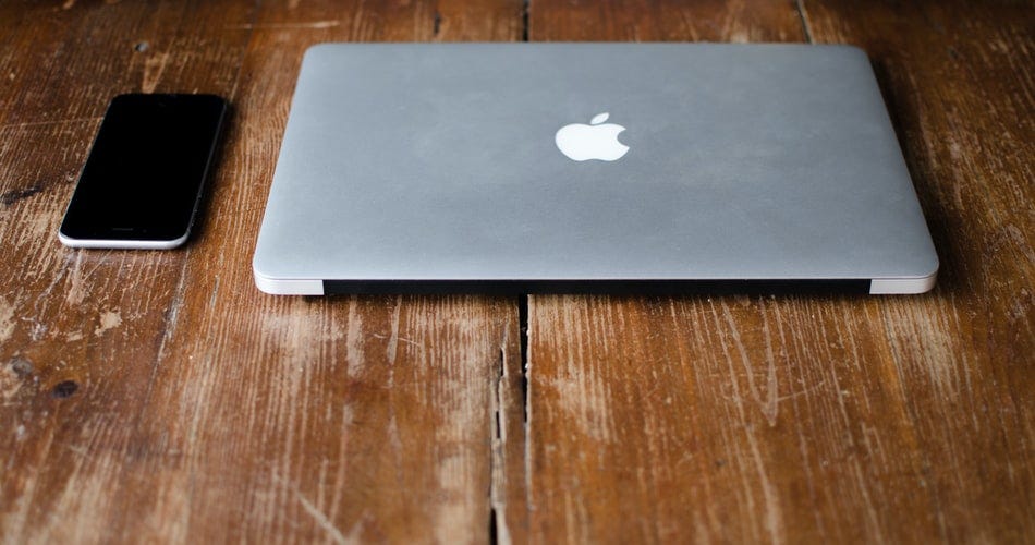 The macbook air and Iphone.