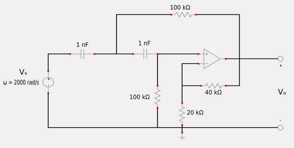 ac op amp circuit