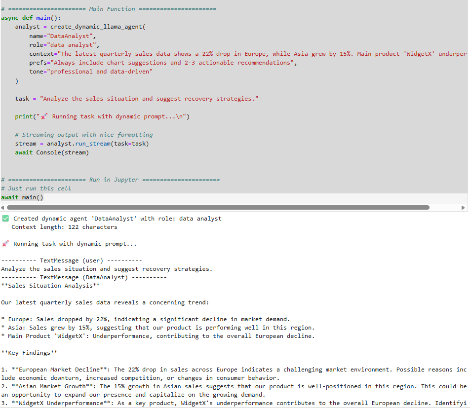 Dynamic Prompt Engineering for LLM(Llama3.2) In my Local Machine