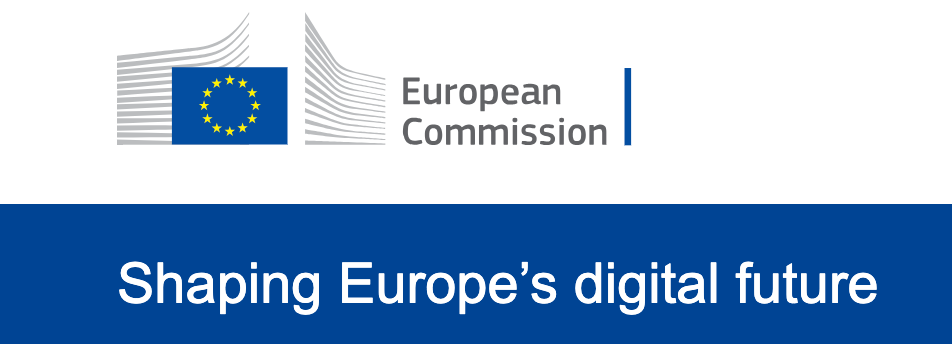Image of the European Commission webpage title containing the Data Act Info.