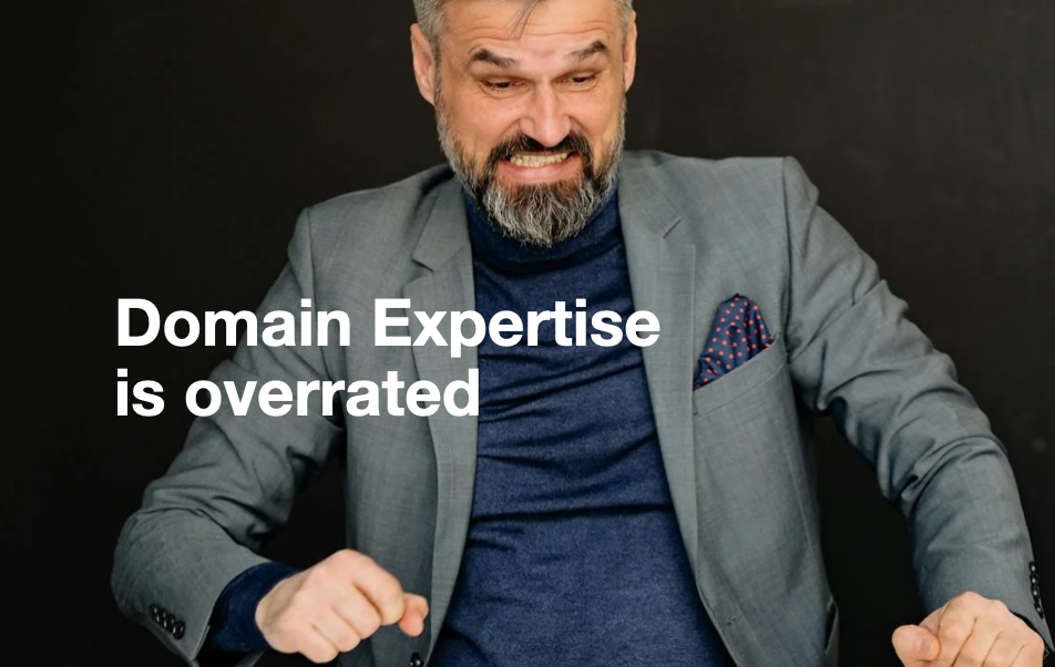 Domain Expertise is Overrated: In defense of entry-level workers