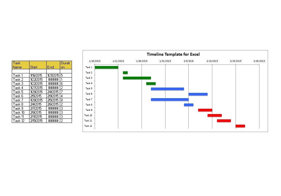 33 Free Timeline Templates (Excel, Power Point, Word) Free Template Downloads