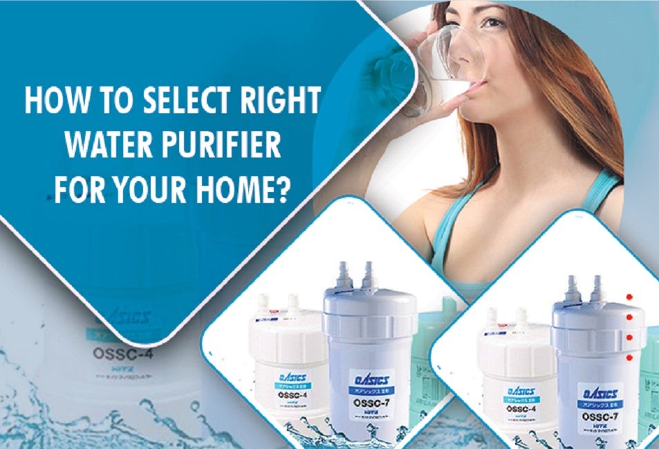 How to select the right Water Purifier for your Home