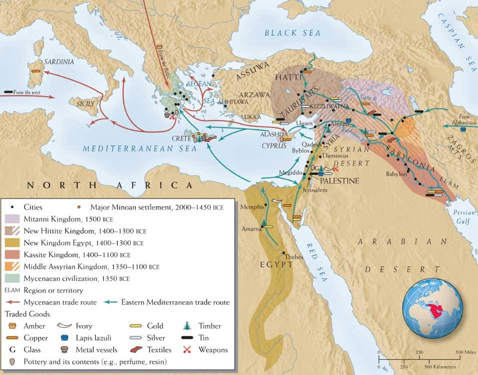 Mesopotamia trade routes - sacred geographies