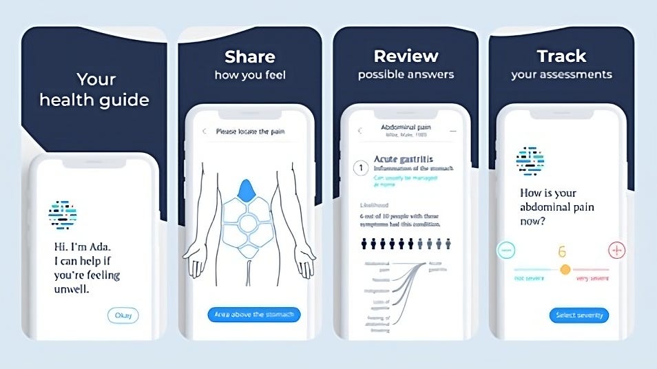 Apple Store concepts for the Ada health app