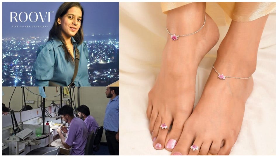 Roovi: Earned 1cr+ in Just 6 Months; How This Silver Jewellery Brand Started from Failure & Became…
