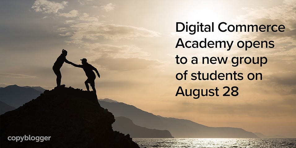  Digital Commerce Academy opens to a new group of students on August 28