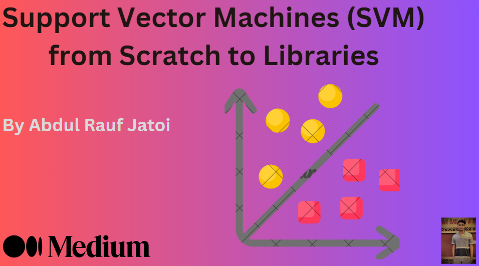 Support Vector Machines (SVM) from Scratch to Libraries