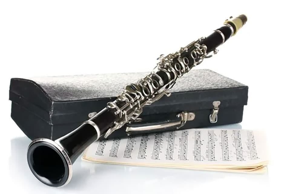clarinet with case