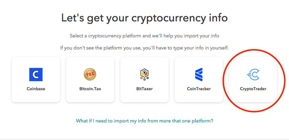 turbo tax crypto currency filing