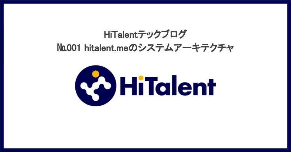 hitalent.meのシステムアーキテクチャ