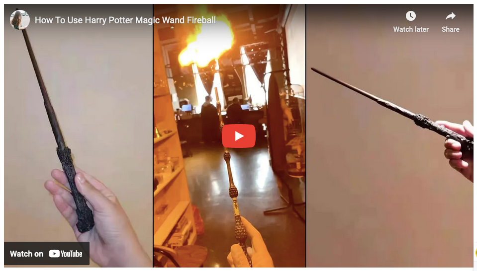 Harry Potter Wand That Shoots Fire