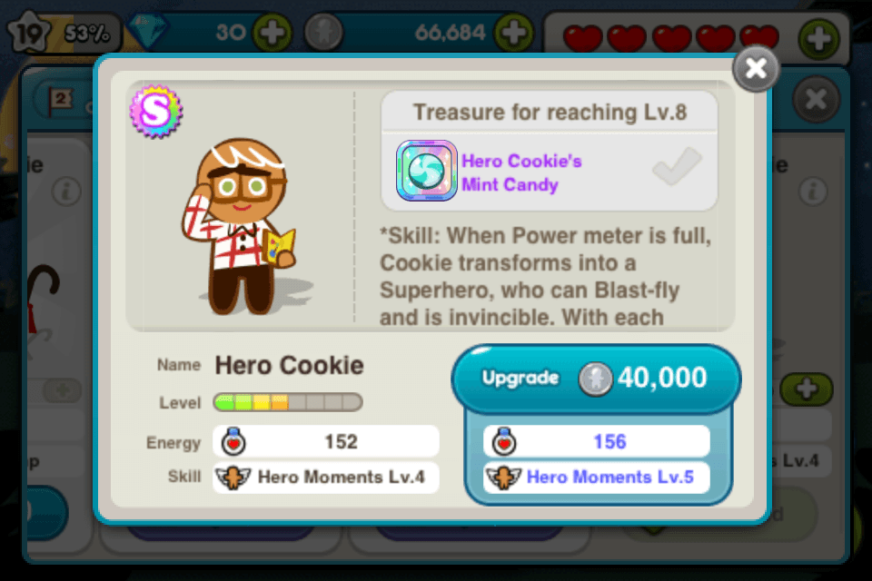 line cookie run hero cookie