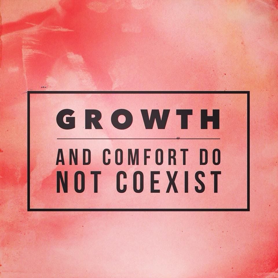 “Growth and comfort do not coexist” quote by Ginni Rometty