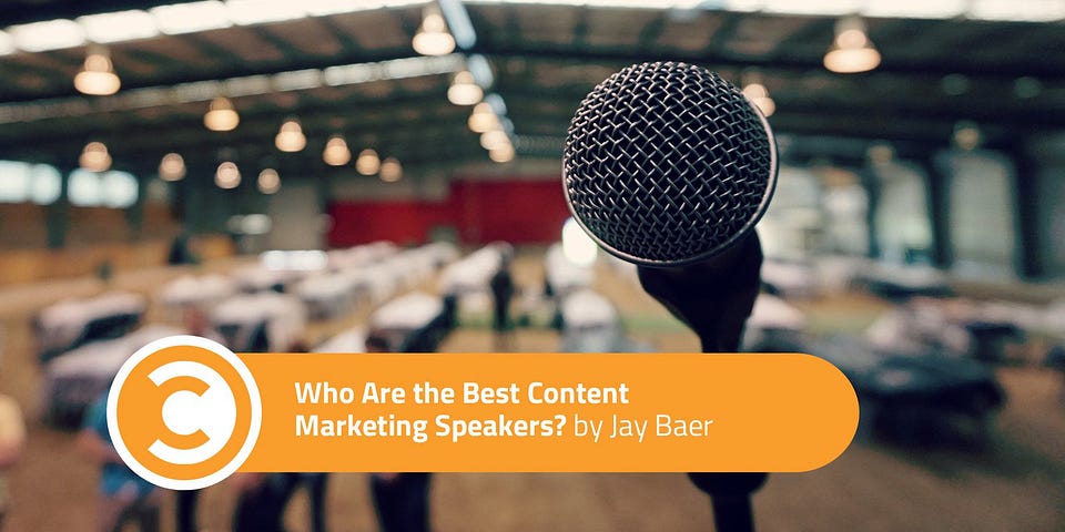 Who Are the Best Content Marketing Speakers