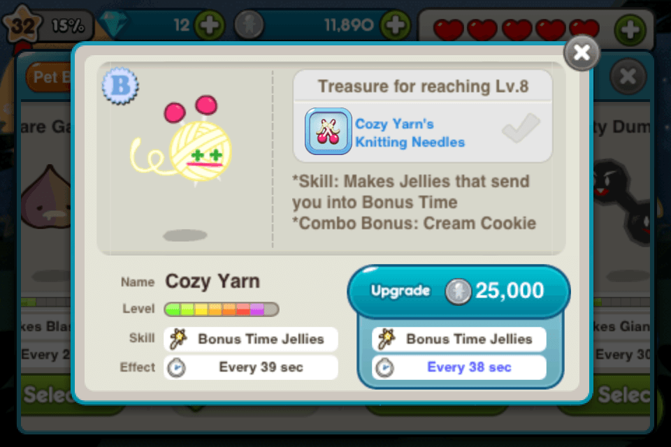 line cookie run cozy yarn