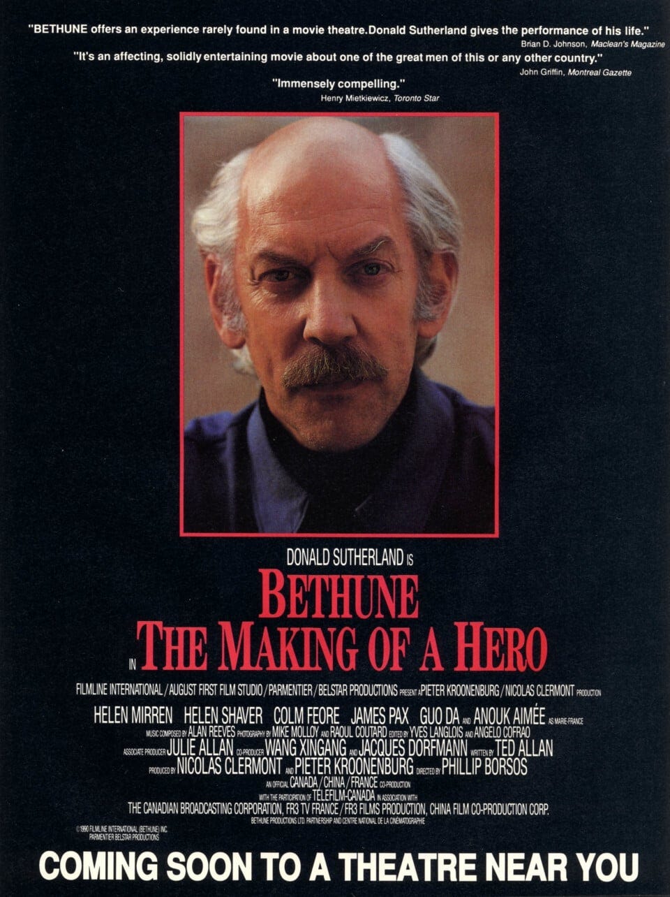 Bethune: The Making of a Hero (1990) | Poster