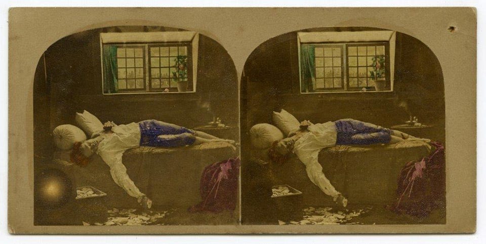 ‘The Death of Chatterton’. James Robinson. From the collection of Dr Brian May.