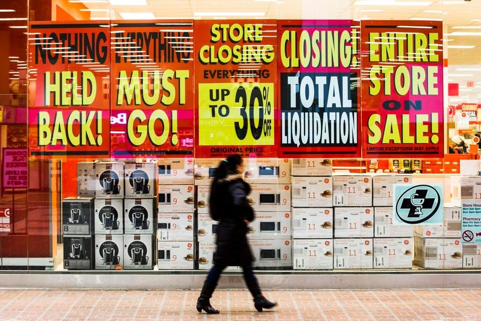 Amazon fechando lojas