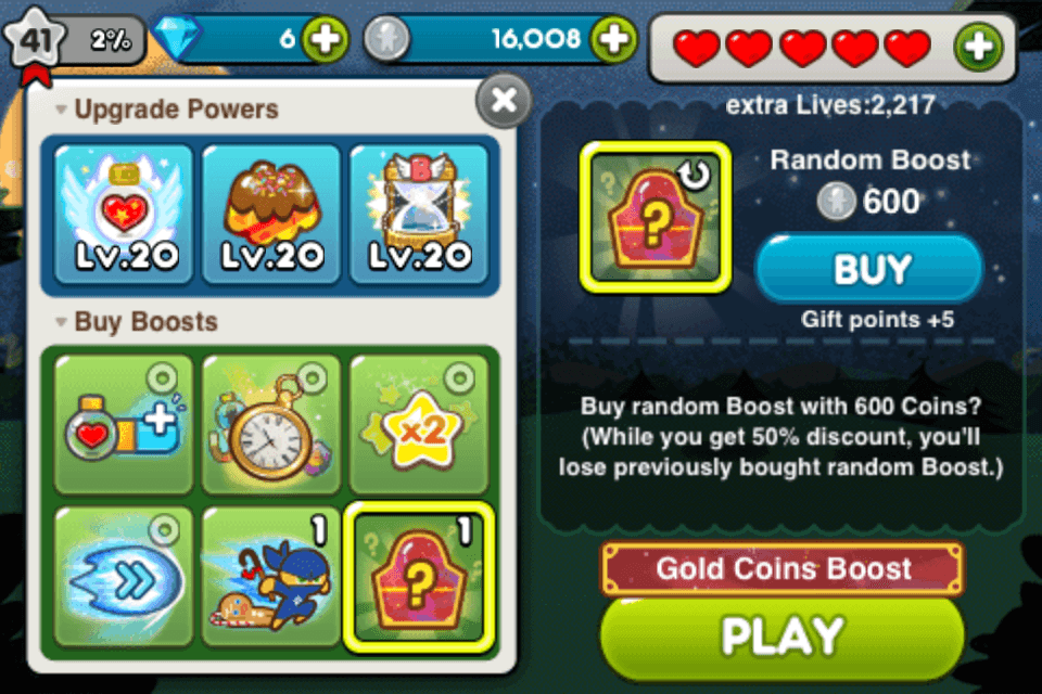 cookie run gold coins boost