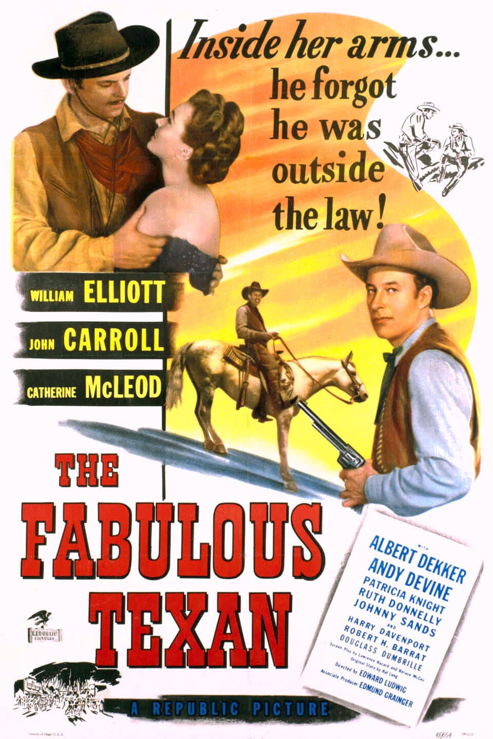 The Fabulous Texan (1947) | Poster