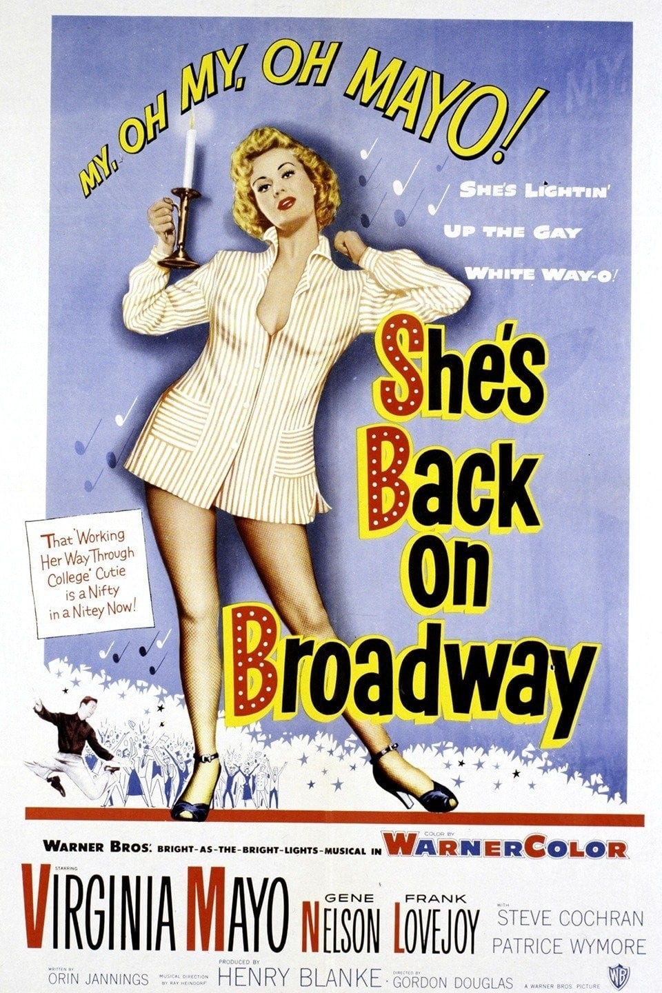 She's Back on Broadway (1953) | Poster