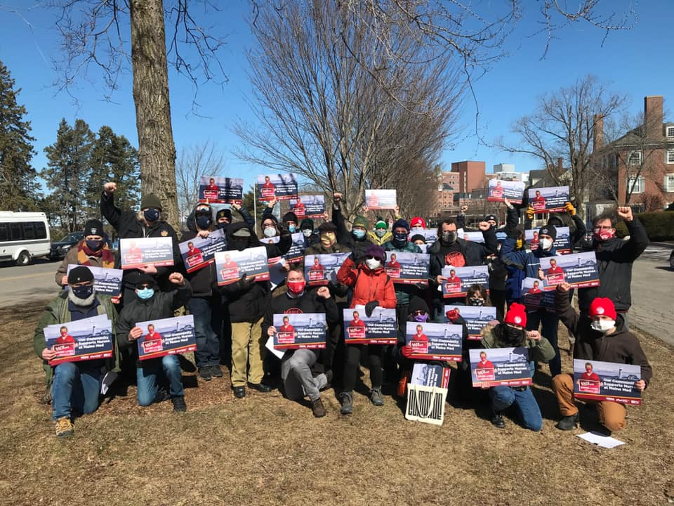 Canvassing for Maine Medical Center nurses who were canvassing in 2021