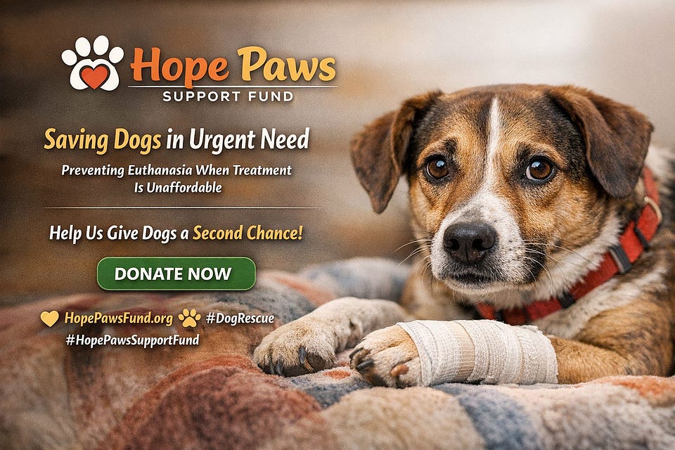 Who We Are & How We Save Dogs - Hope Paws Support Fund Who We Are & How We Save Dogs