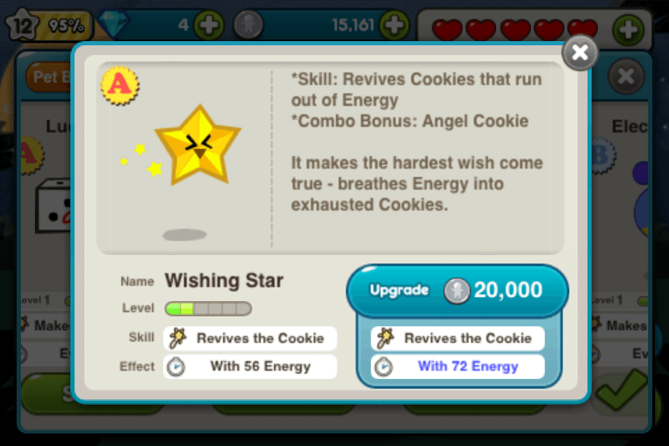 line cookie run upgrade pet