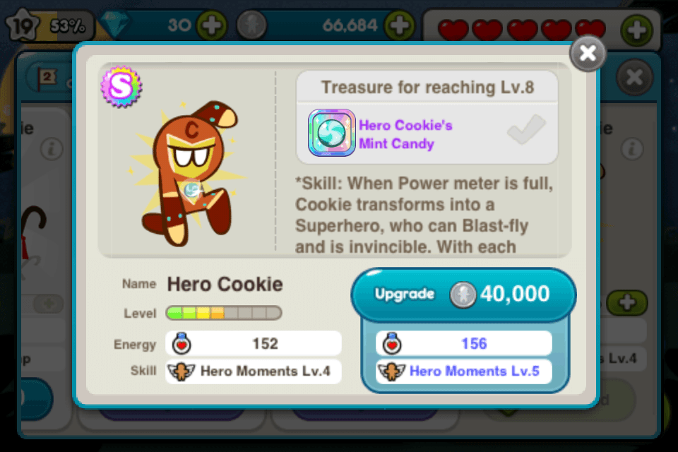 line cookie run hero cookie transform